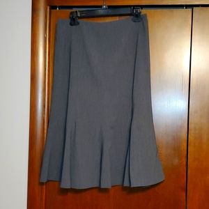 Evan Picone Elegant Charcoal Panel Mermaid Skirt Sz. 6